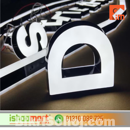 3D LED Acrylic Light Sign Board Price in Bangladesh